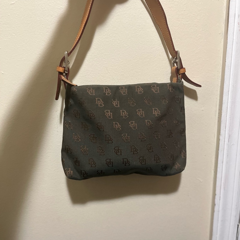 Dooney & Bourke Brown Monogram Shoulder Bag